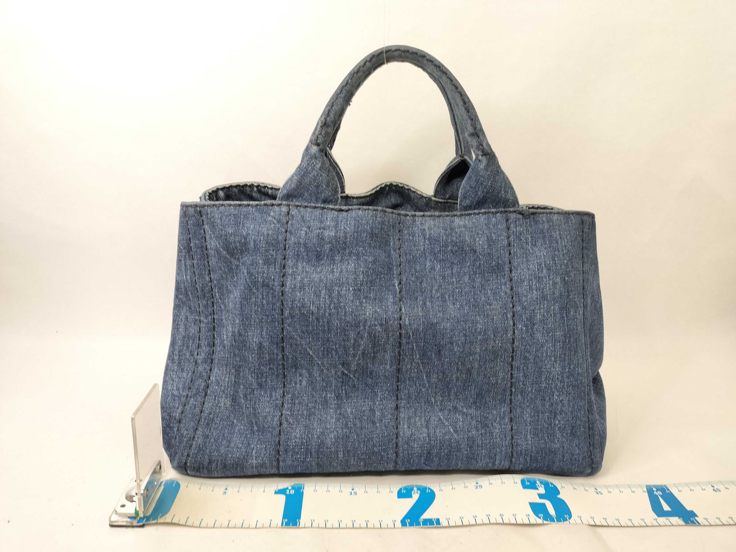 PRADA PRADA Canapa Handbag Denim Handbag