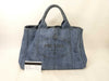 PRADA PRADA Canapa Handbag Denim Handbag