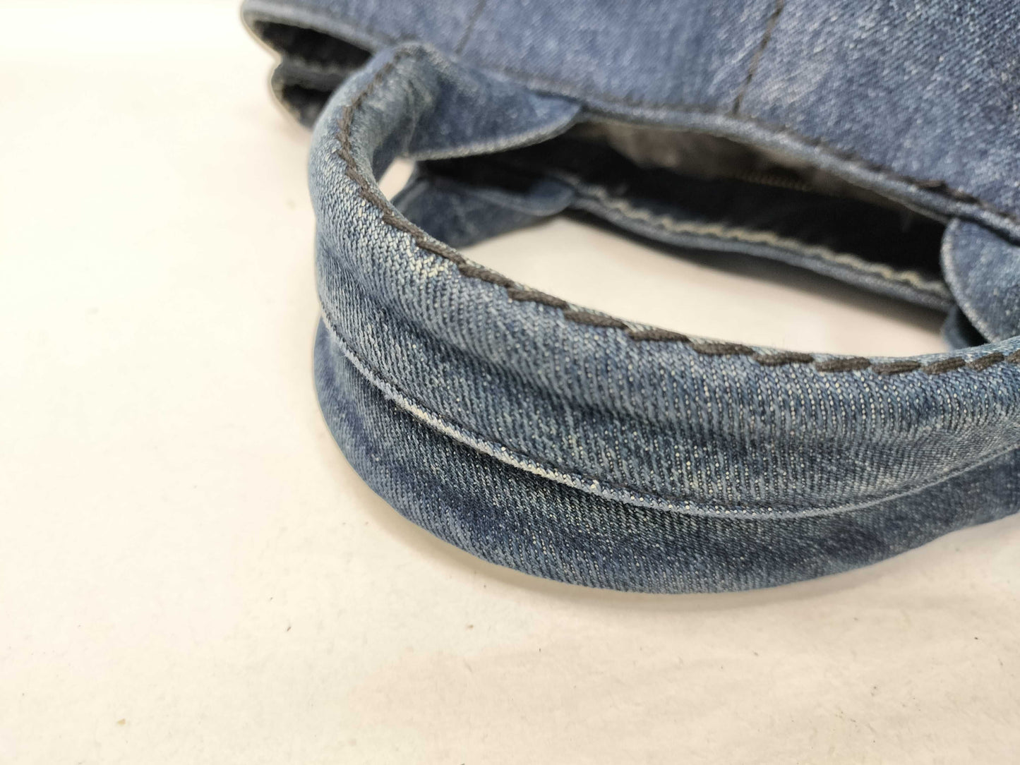 PRADA PRADA Canapa Handbag Denim Handbag
