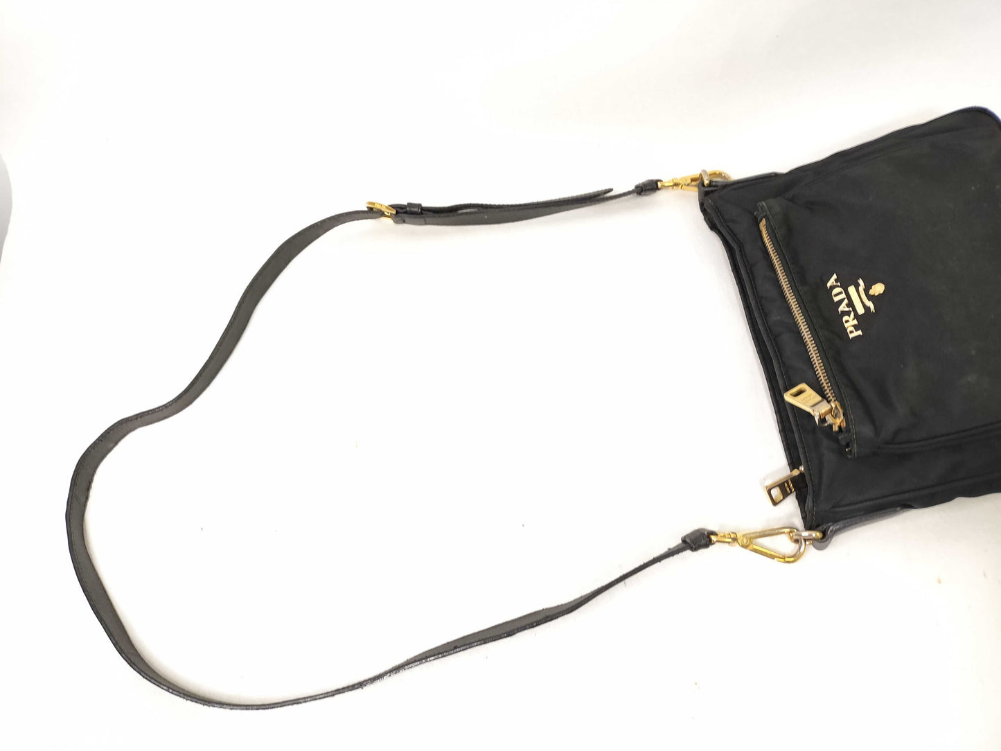 PRADA Nylon PRADA Shoulder Bag Nylon Black Shoulder Bag