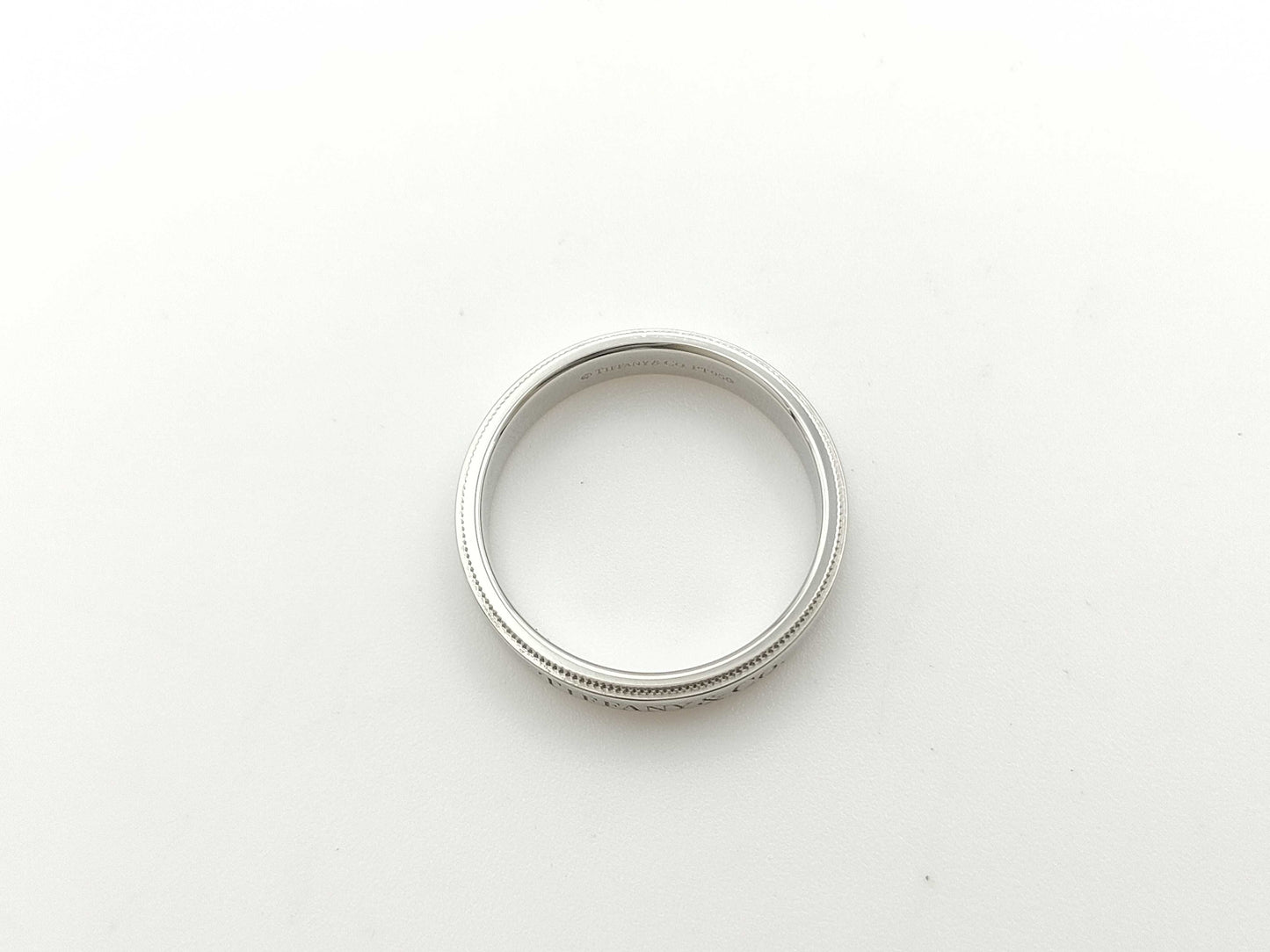 Tiffany & Co. Milgrain PT950 7.8g Ring