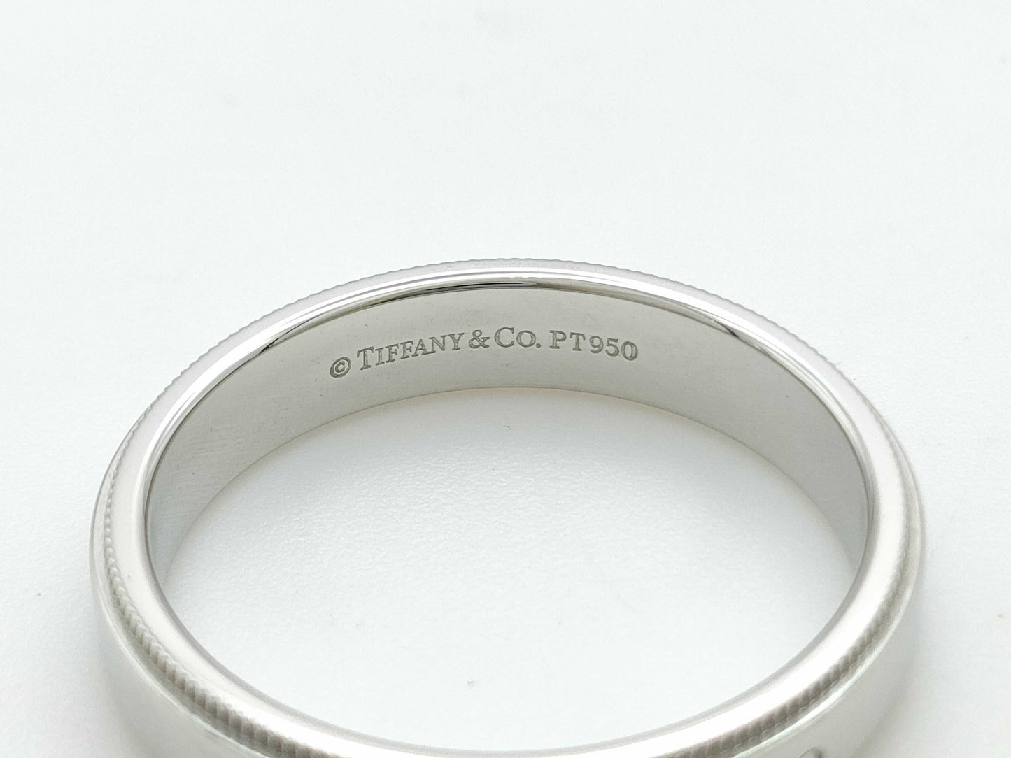 Tiffany & Co. Milgrain PT950 7.8g Ring