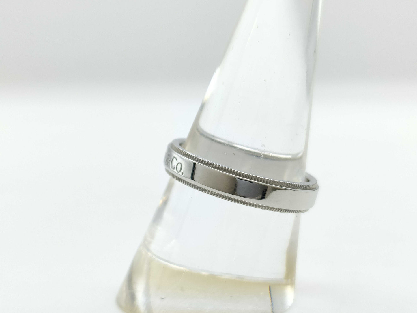 Tiffany & Co. Milgrain PT950 7.8g Ring