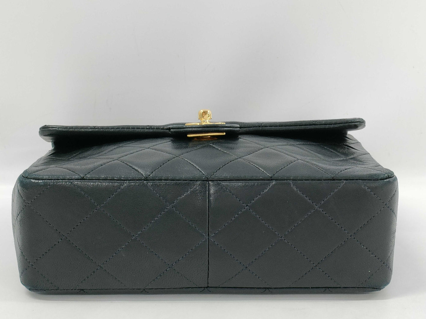 CHANEL Mini Matelasse Lambskin Chain Shoulder Bag, Black, No. 1