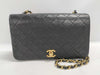 CHANEL Full Flap Matelasse Lambskin Chain Shoulder Bag with Seal Remnants
