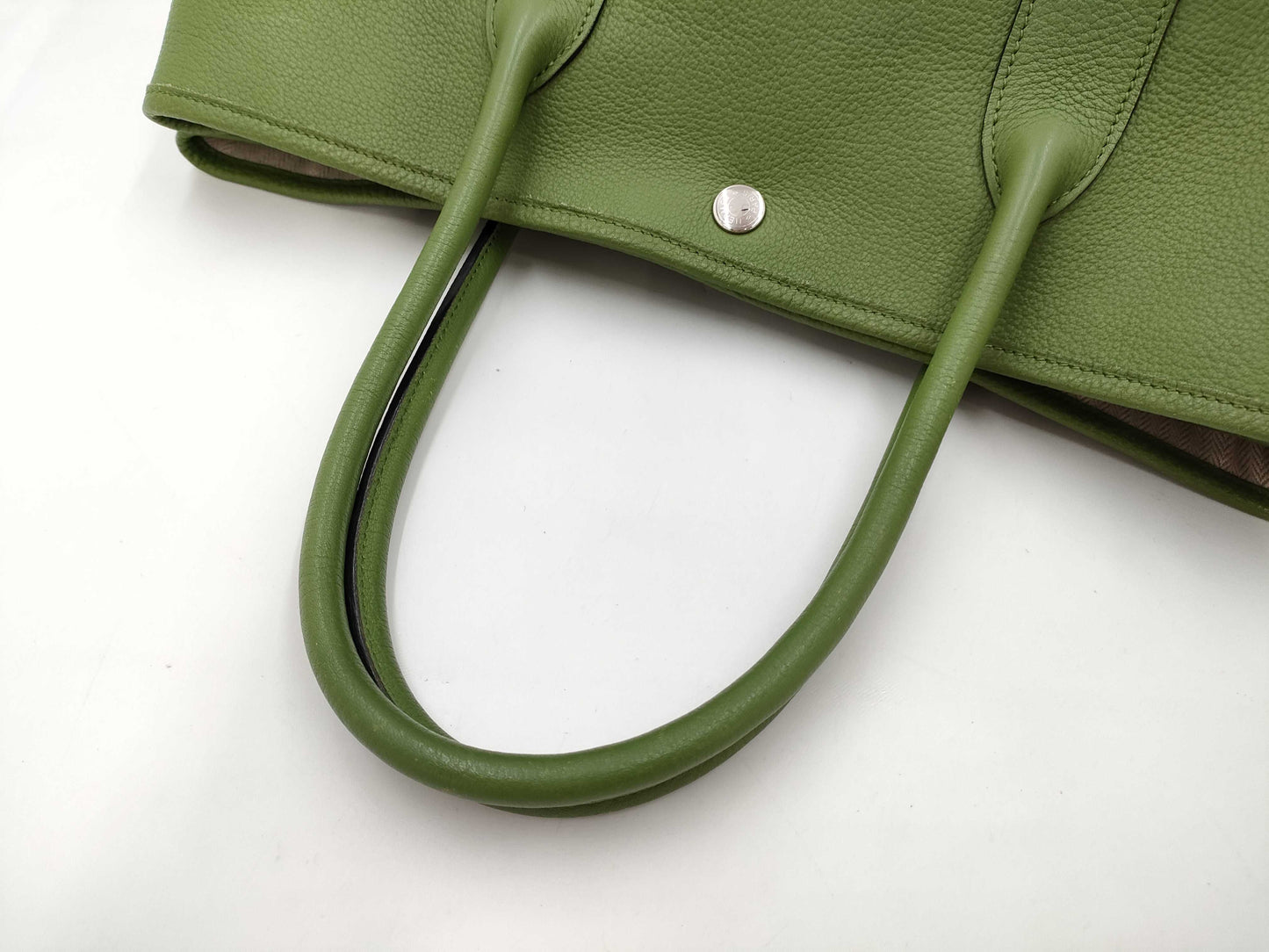 HERMES Garden Party PM Negonda Handbag with M Stamp