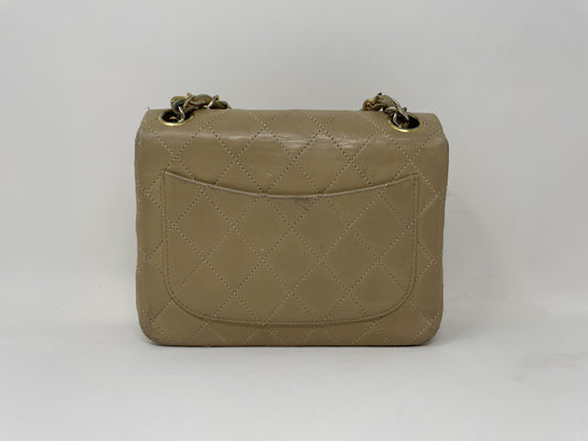 CHANEL CHANEL Mini Matelasse Shoulder Bag Beige Shoulder Bag