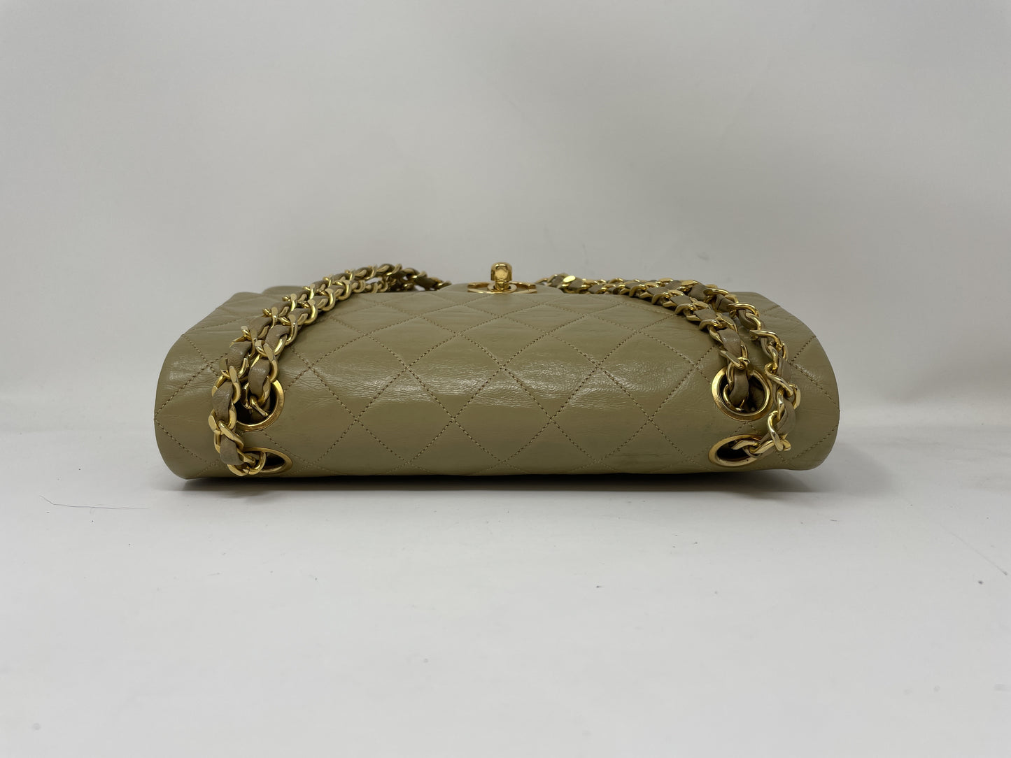 CHANEL CHANEL Shoulder Bag Matelasse Double Flap Beige Shoulder Bag