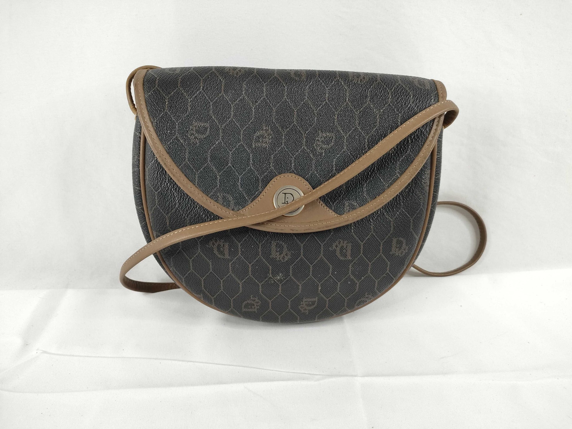 Dior Christian Dior Christian Dior Shoulder Bag Honeycomb Pattern Shoulder Bag