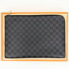 LOUIS VUITTON Damier Graphite Pochette Jour GM N64437 Clutch Bag, Box and Dust Bag Included