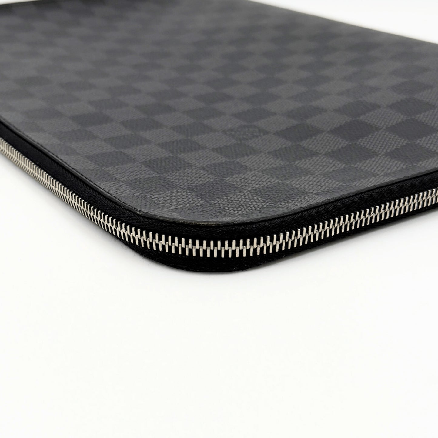 LOUIS VUITTON Damier Graphite Pochette Jour GM N64437 Clutch Bag, Box and Dust Bag Included