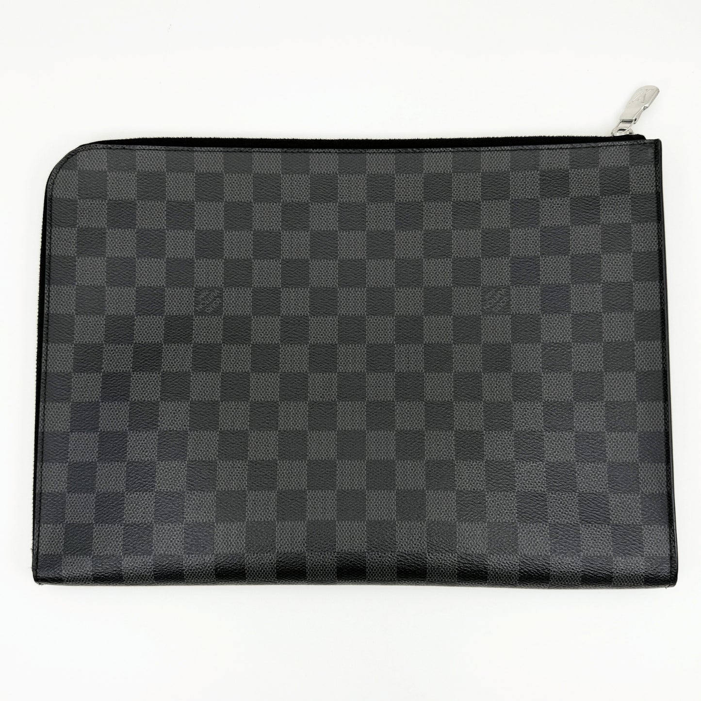 LOUIS VUITTON Damier Graphite Pochette Jour GM N64437 Clutch Bag, Box and Dust Bag Included