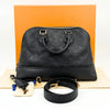 LOUIS VUITTON Monogram Empreinte Neo Alma PM Noir 2-way handbag M44832. Includes box and dust bag.