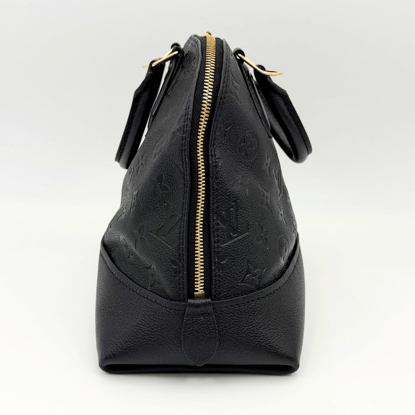 LOUIS VUITTON Monogram Empreinte Neo Alma PM Noir 2-way handbag M44832. Includes box and dust bag.