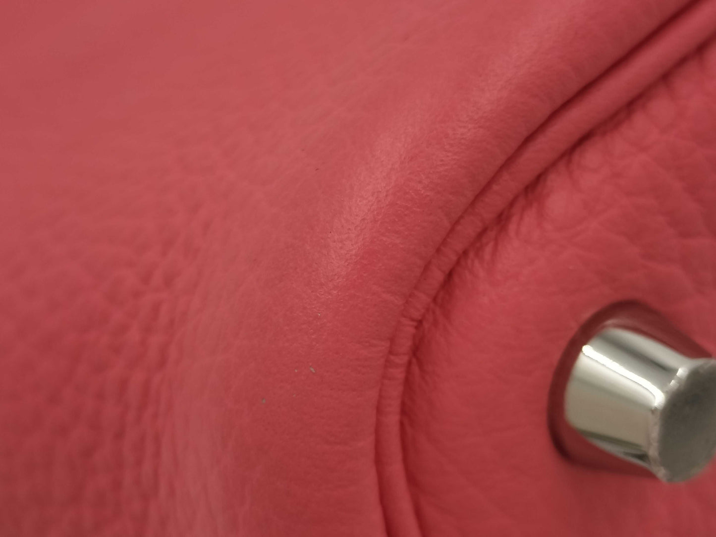 HERMES Picotin Lock PM Handbag with Silver Hardware and Rose Azalee "A" Stamp