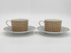 HERMES Hermès Mosaic 24 Cup & Saucer / 2SET Cup & Saucer