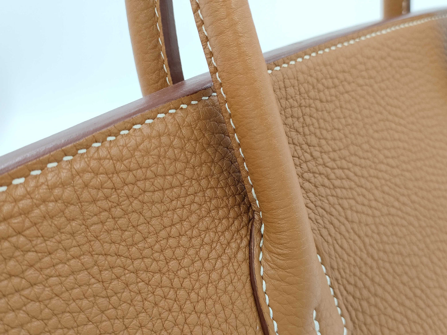 HERMES Birkin 40 Togo Gold with Silver Hardware, Handbag