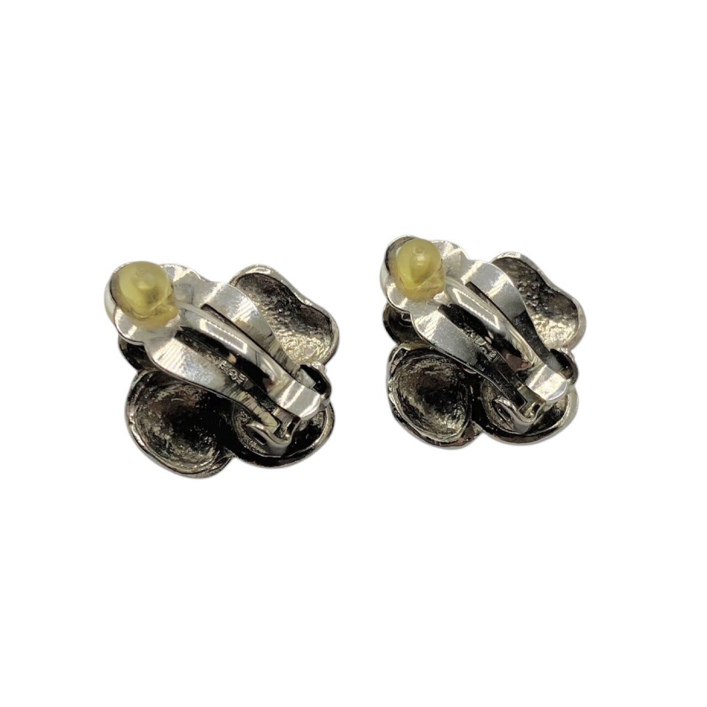 CHANEL 09P Camellia Earrings Flower Earrings