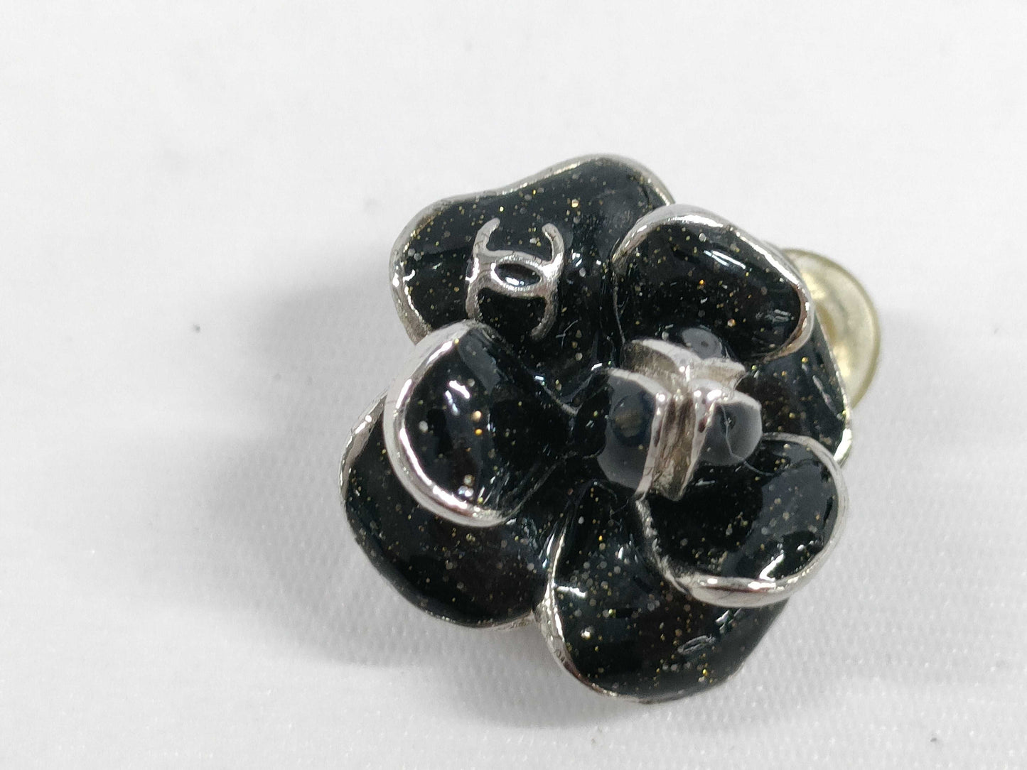 CHANEL 09P Camellia Earrings Flower Earrings