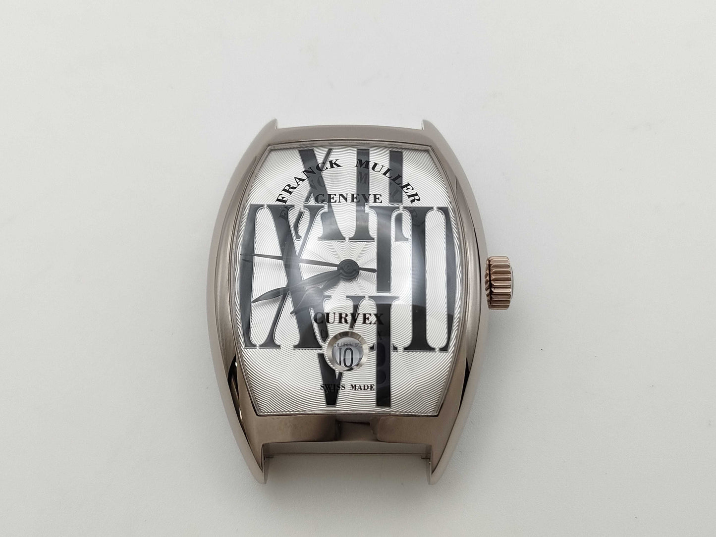 FRANCK MULLER FRANCK MULLER Tonneau Curvex 7880SCDTRAL No.67 Automatic 18K White Gold Men's Watch