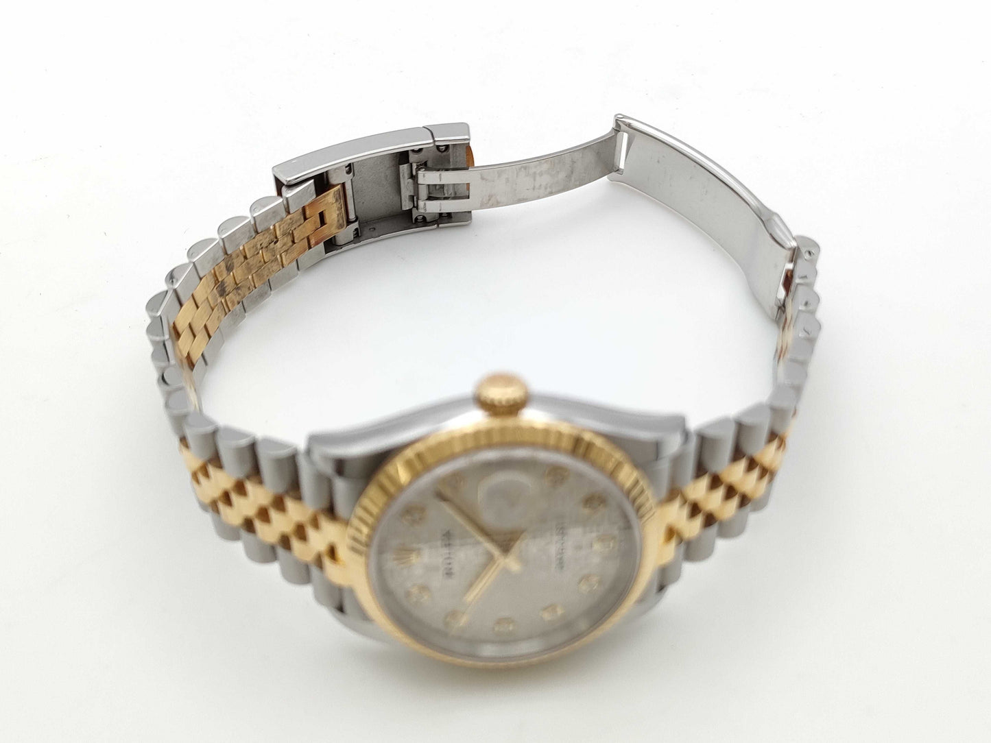 ROLEX Datejust 126233G 946Y24M6 Silver Horicon Men's Watch