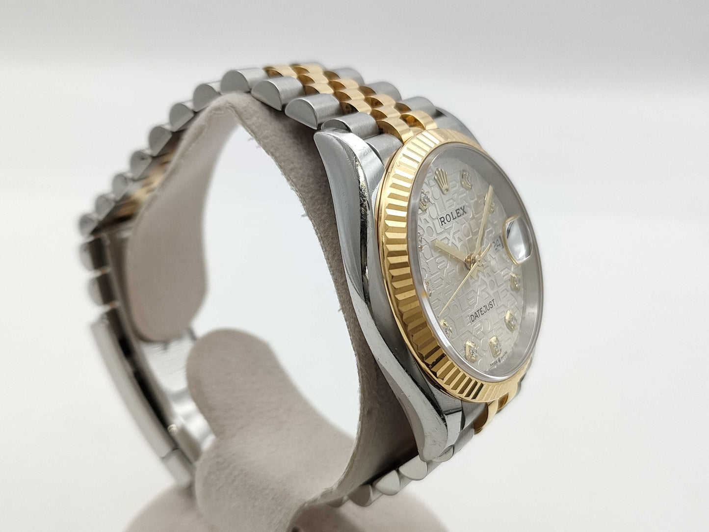 ROLEX Datejust 126233G 946Y24M6 Silver Horicon Men's Watch