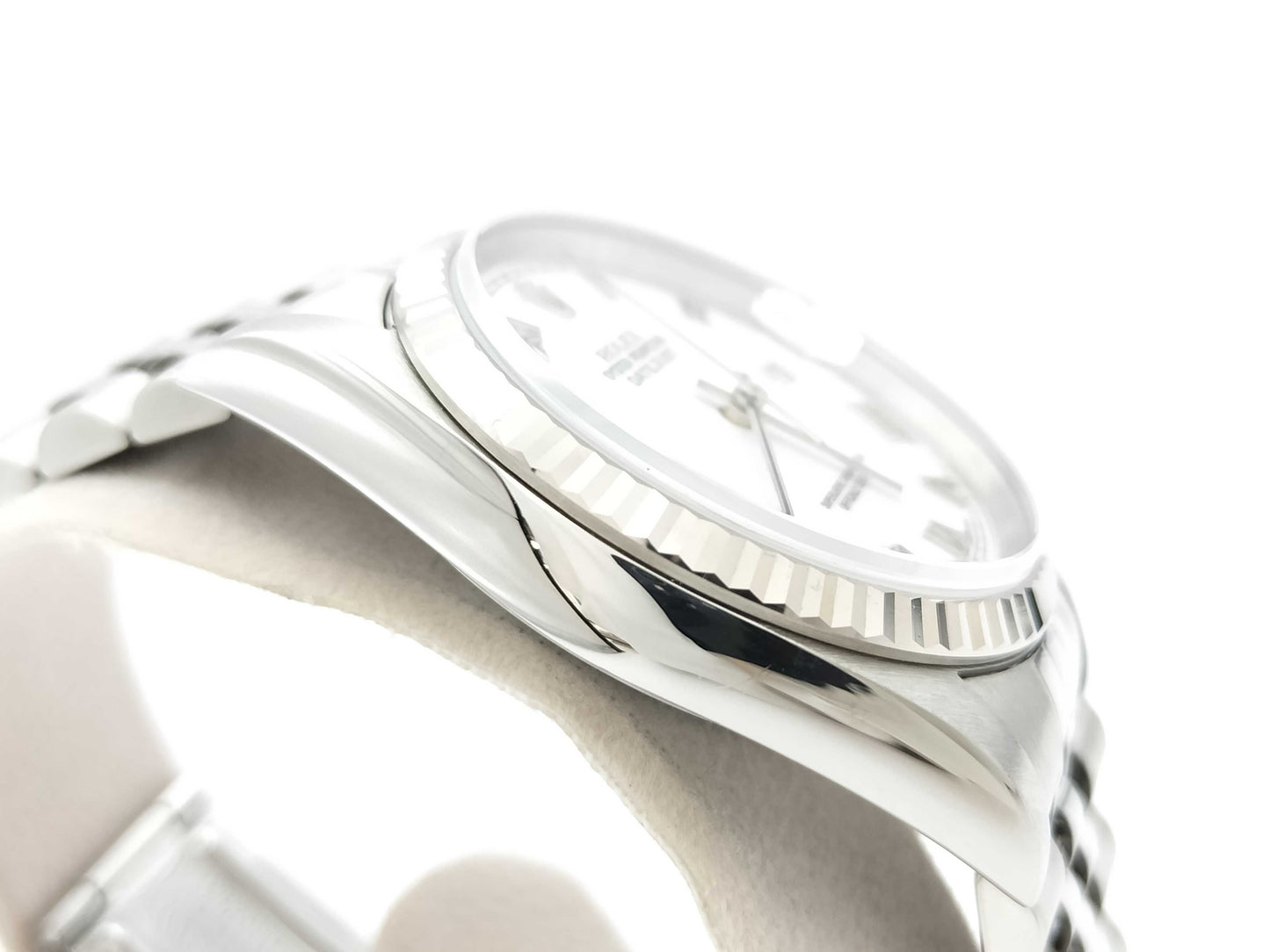 ROLEX Datejust 16234 F858097 White Roman Men's Watch