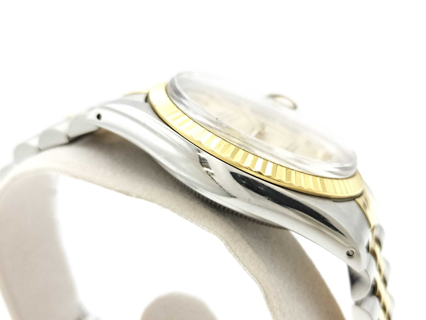 ROLEX Datejust 16013G R330118 Champagne Dial Men's Watch