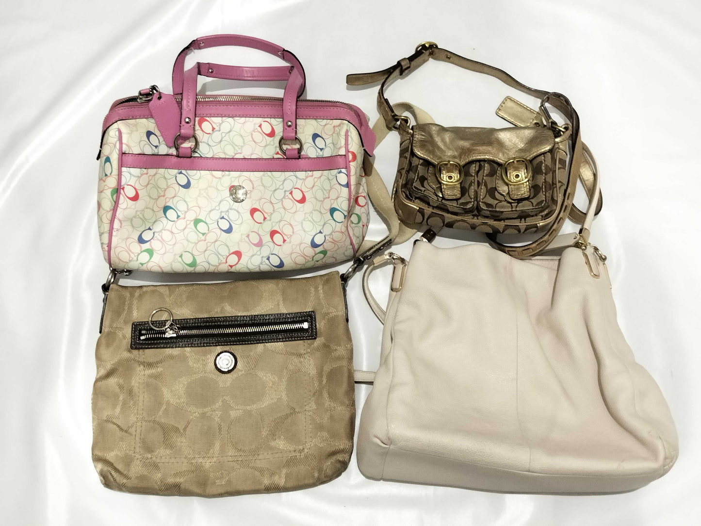 COACH Signature Coach 4-Piece Shoulder Bag Set