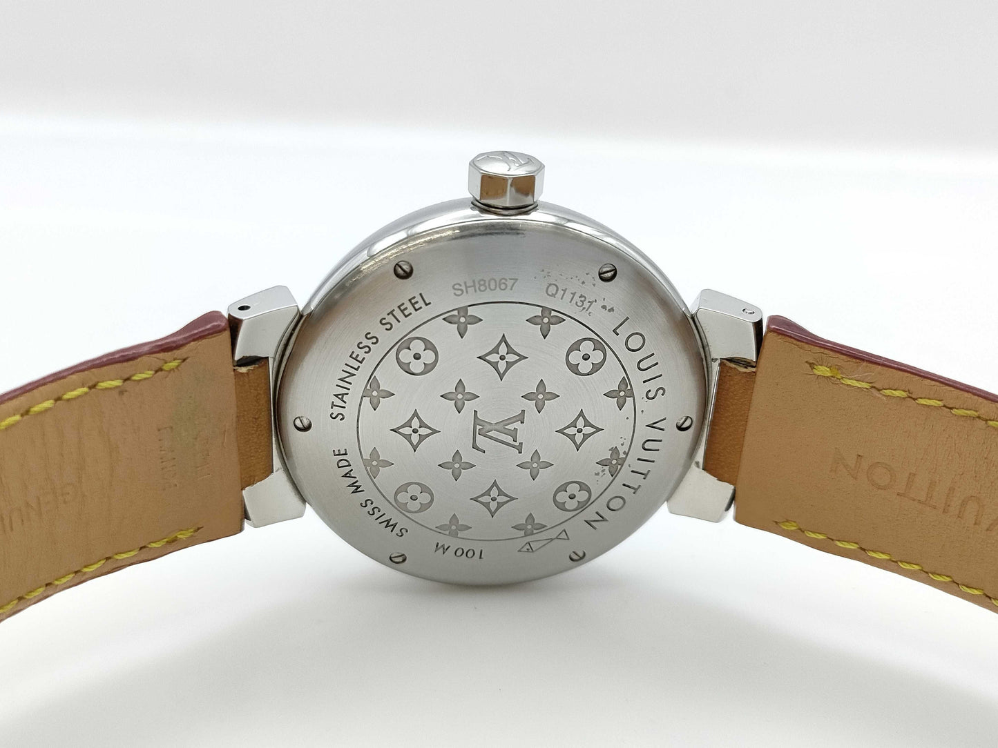 LOUIS VUITTON Tambour Q1131 SH8067 Automatic Brown Dial Men's Watch