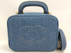 CHANEL Coco Mark Denim 2-Way Vanity Bag