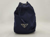 PRADA Drawstring Nylon Pouch Navy