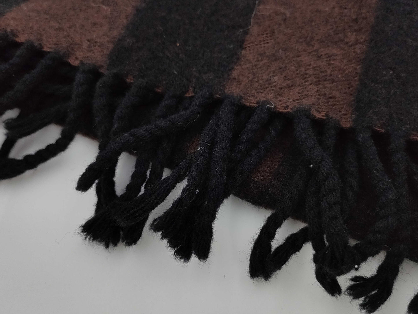 FENDI Zucca Scarf Brown Black Scarf