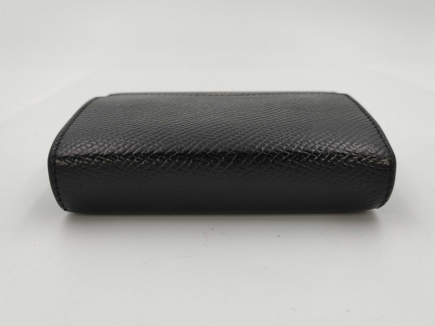 CELINE Logo Bifold Wallet Leather Black Wallet