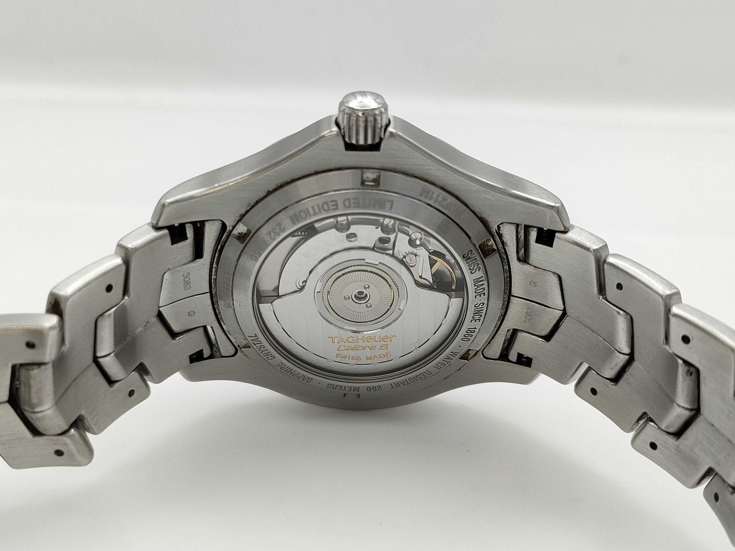 TAG Heuer Link Moon Pearl WJF211M.BA0599 EBH5596 Automatic Men's Watch with Shell Dial, Limited to 350 pieces in Japan
