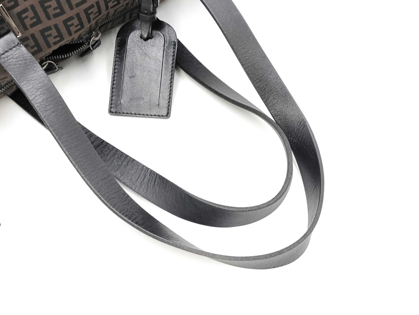 FENDI Zucchino Handbag Boston Bag Boston Bag
