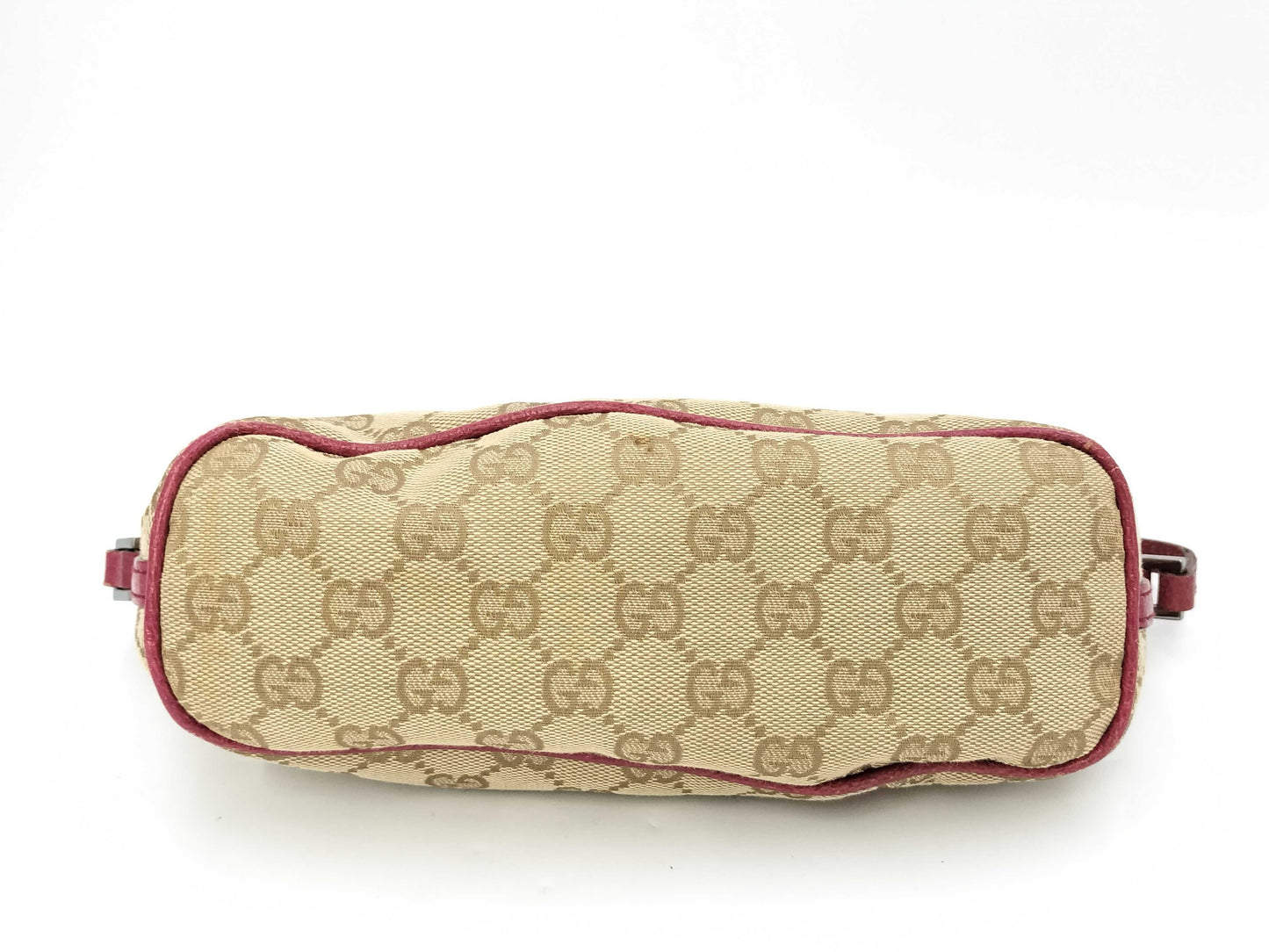 GUCCI GG Canvas Hand Pouch Handbag