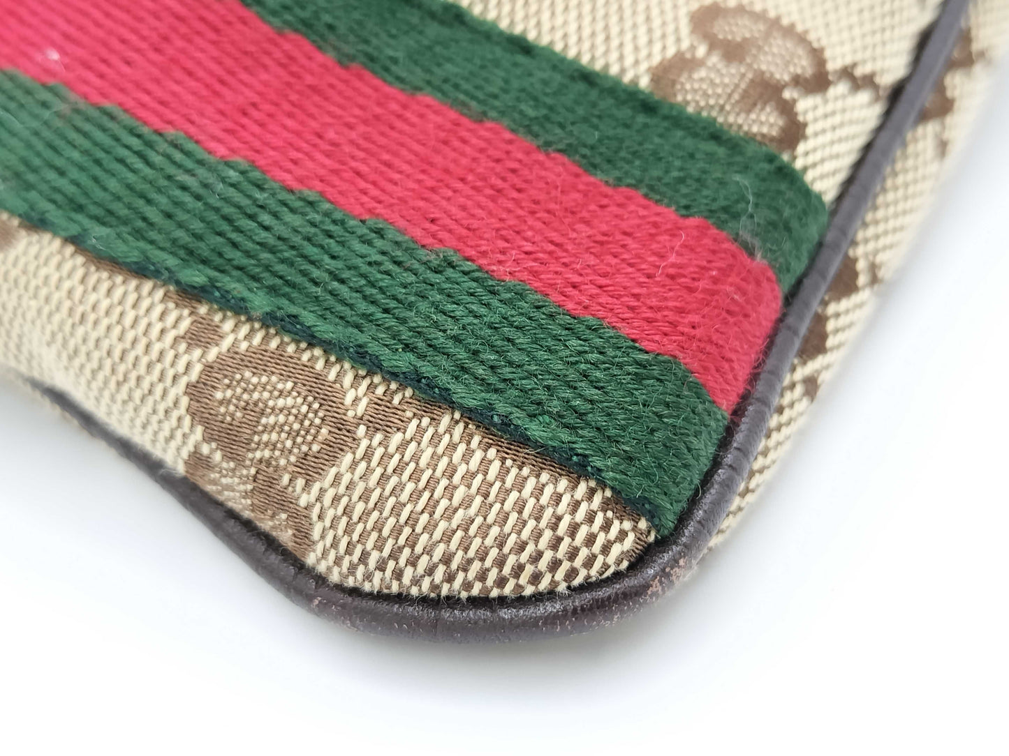 GUCCI GG Canvas Shoulder Bag with Dust Bag
