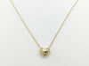 Tiffany & Co. Pinched Heart 3PD Yellow Gold 750 3.6g Necklace