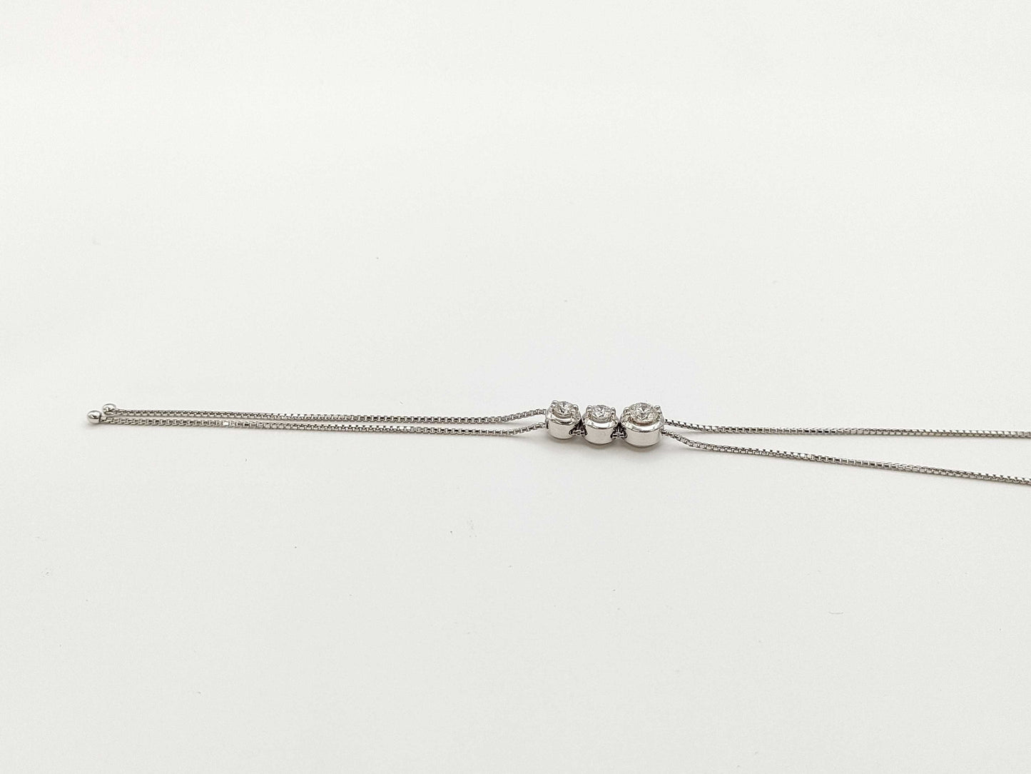 TASAKI D0.56ct K18WG 6.0g Necklace