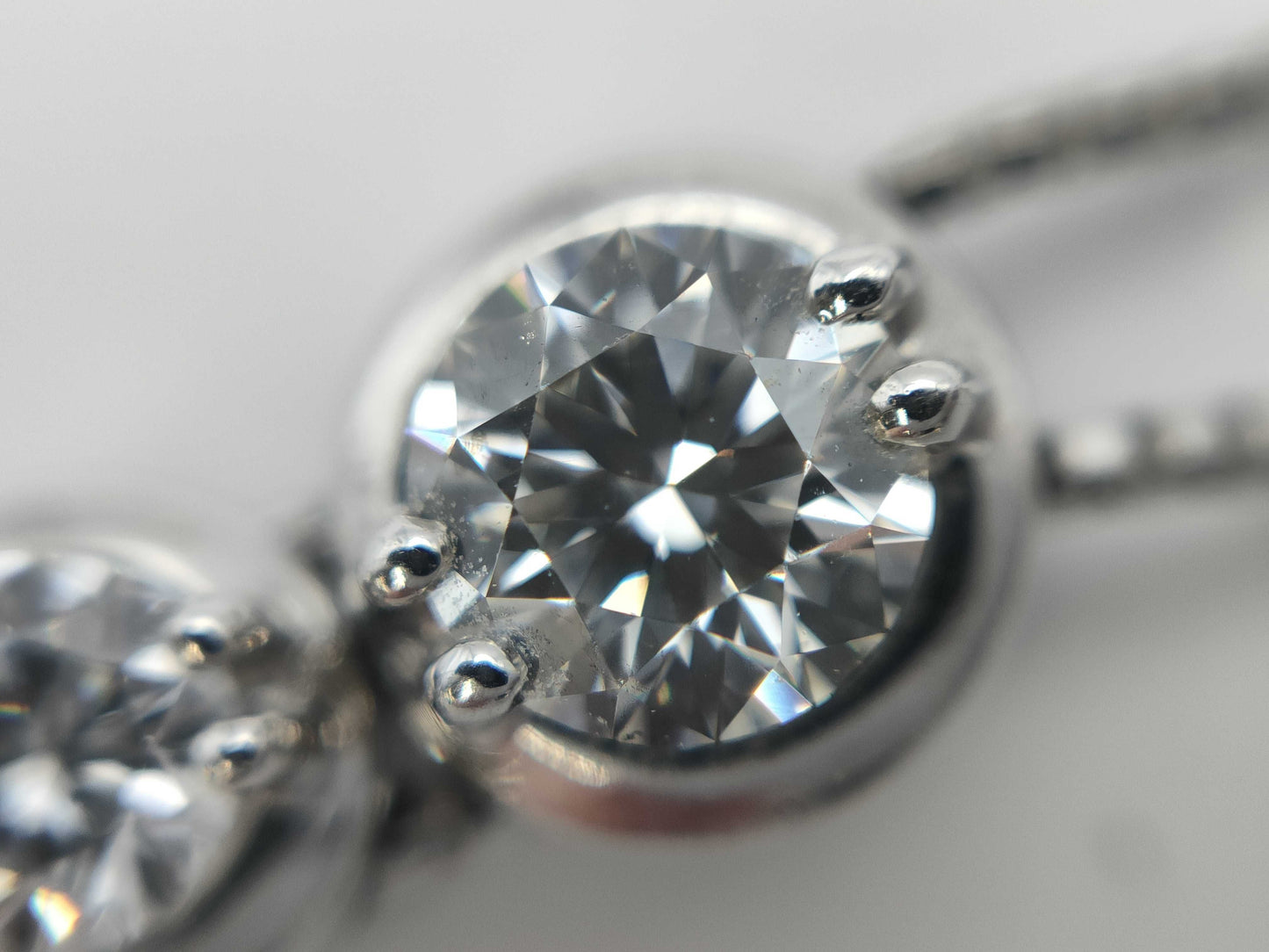 TASAKI D0.56ct K18WG 6.0g Necklace