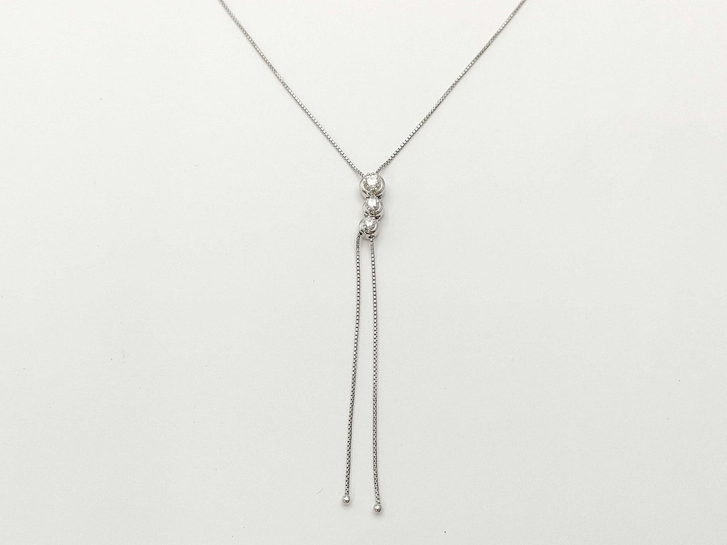 TASAKI D0.56ct K18WG 6.0g Necklace