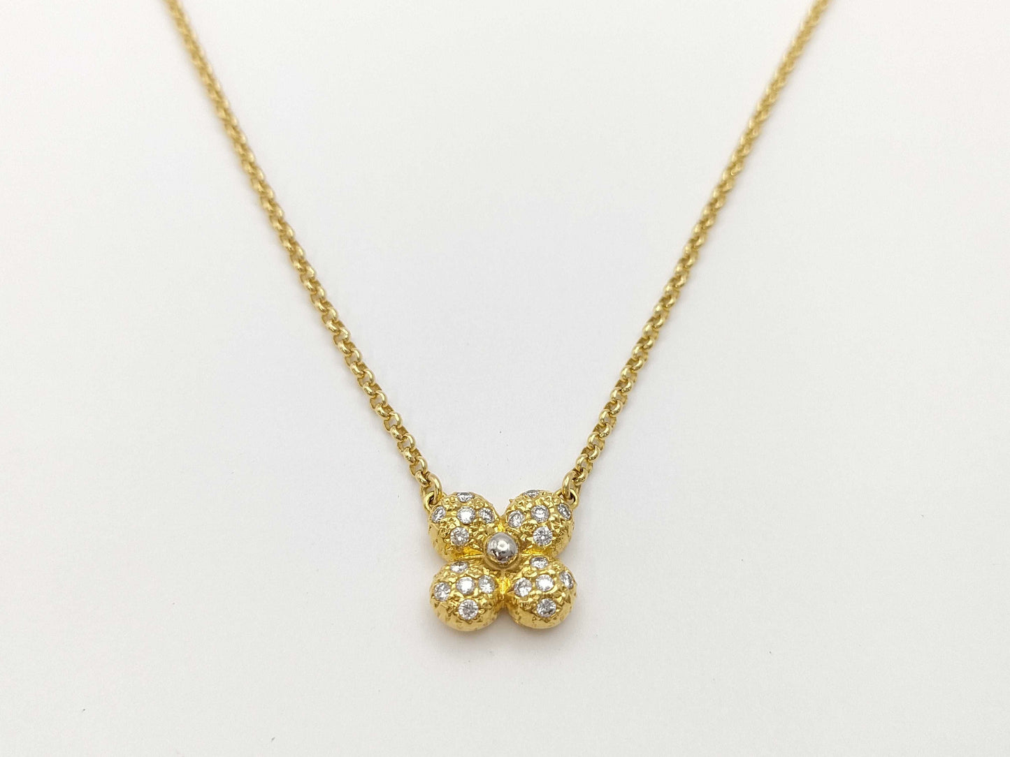 TASAKI D0.18ct K18/PT900 5.9g Necklace
