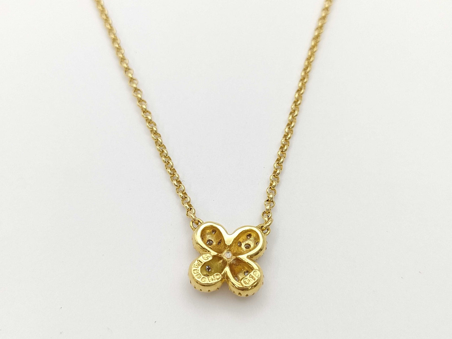 TASAKI D0.18ct K18/PT900 5.9g Necklace