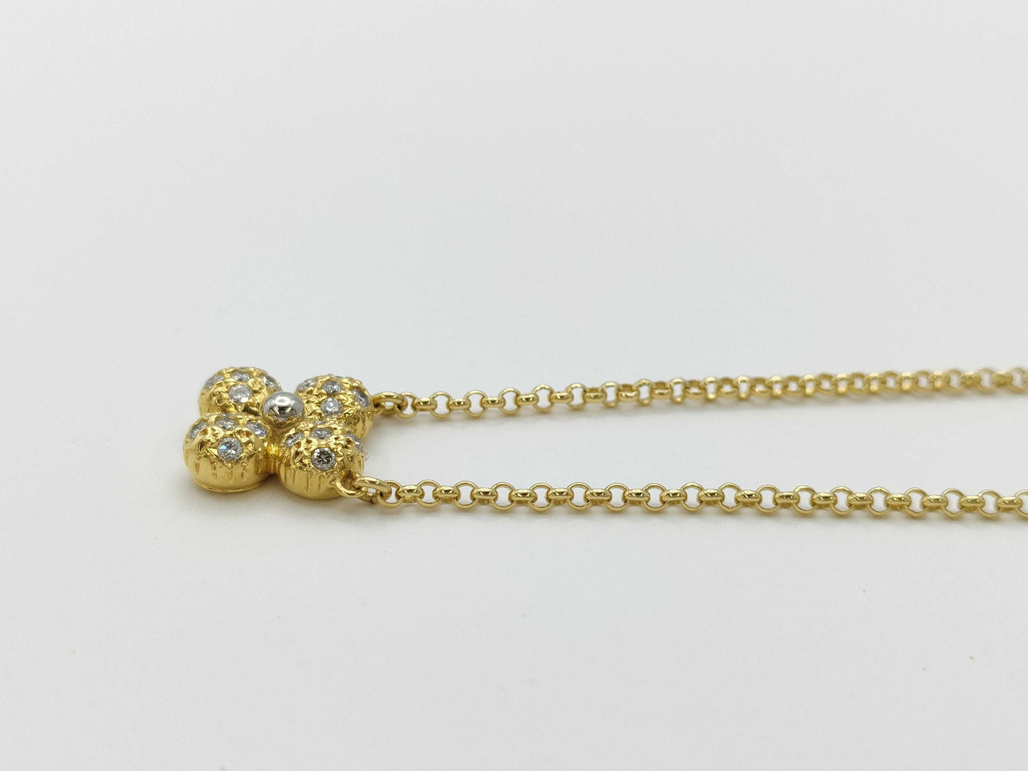 TASAKI D0.18ct K18/PT900 5.9g Necklace