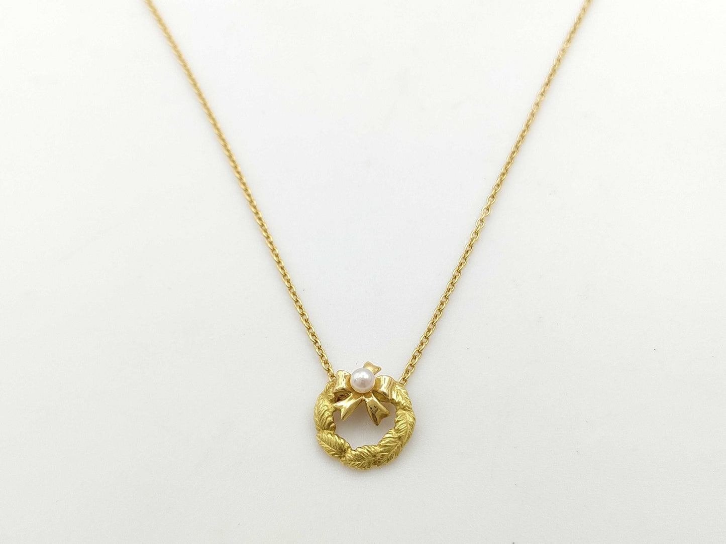 TASAKI Pearl Necklace, approx. 3.0mm diameter, 18K gold, 3.5g