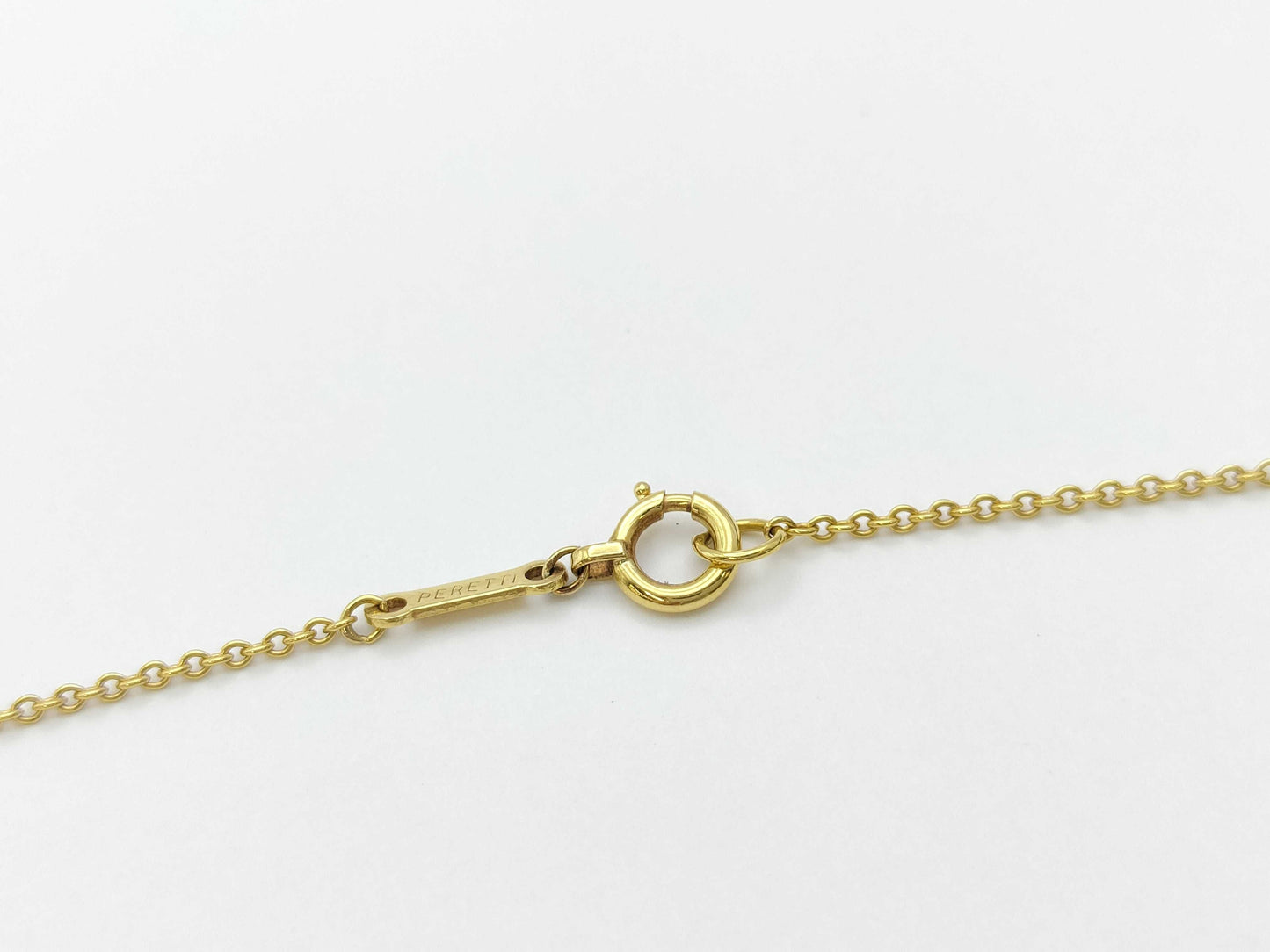 Tiffany & Co. Teardrop 18K 2.4g Necklace