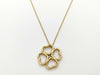 Tiffany & Co. Heart Clover Necklace in Yellow Gold 750, 6.6g