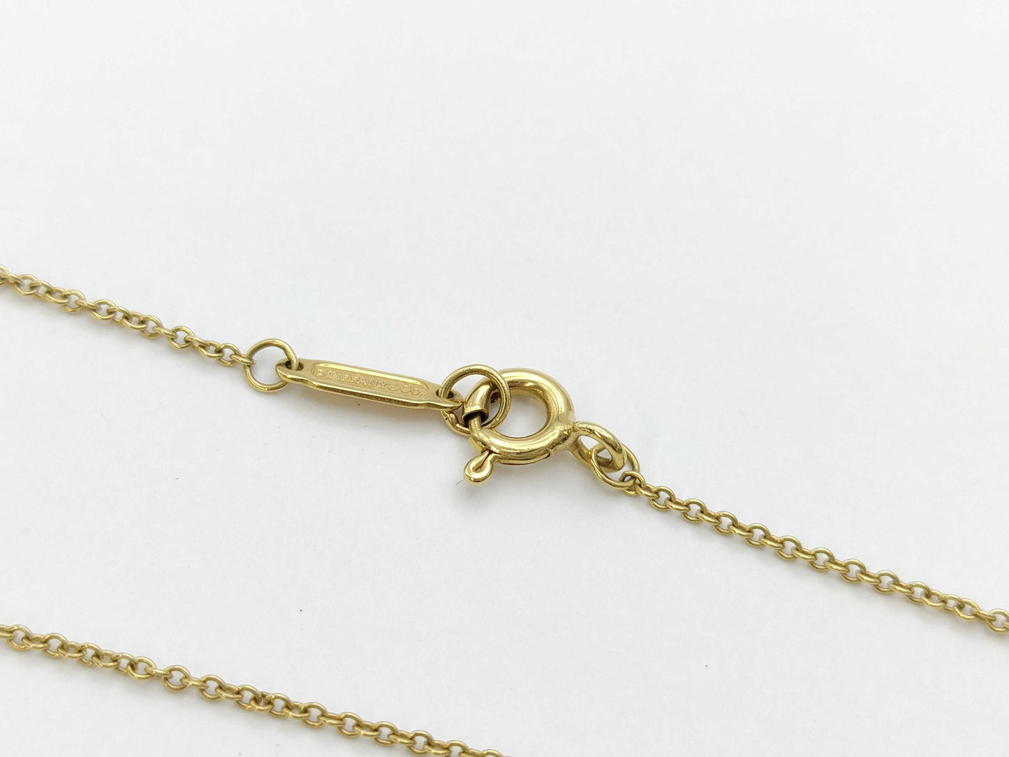 Tiffany & Co. Heart Clover Necklace in Yellow Gold 750, 6.6g