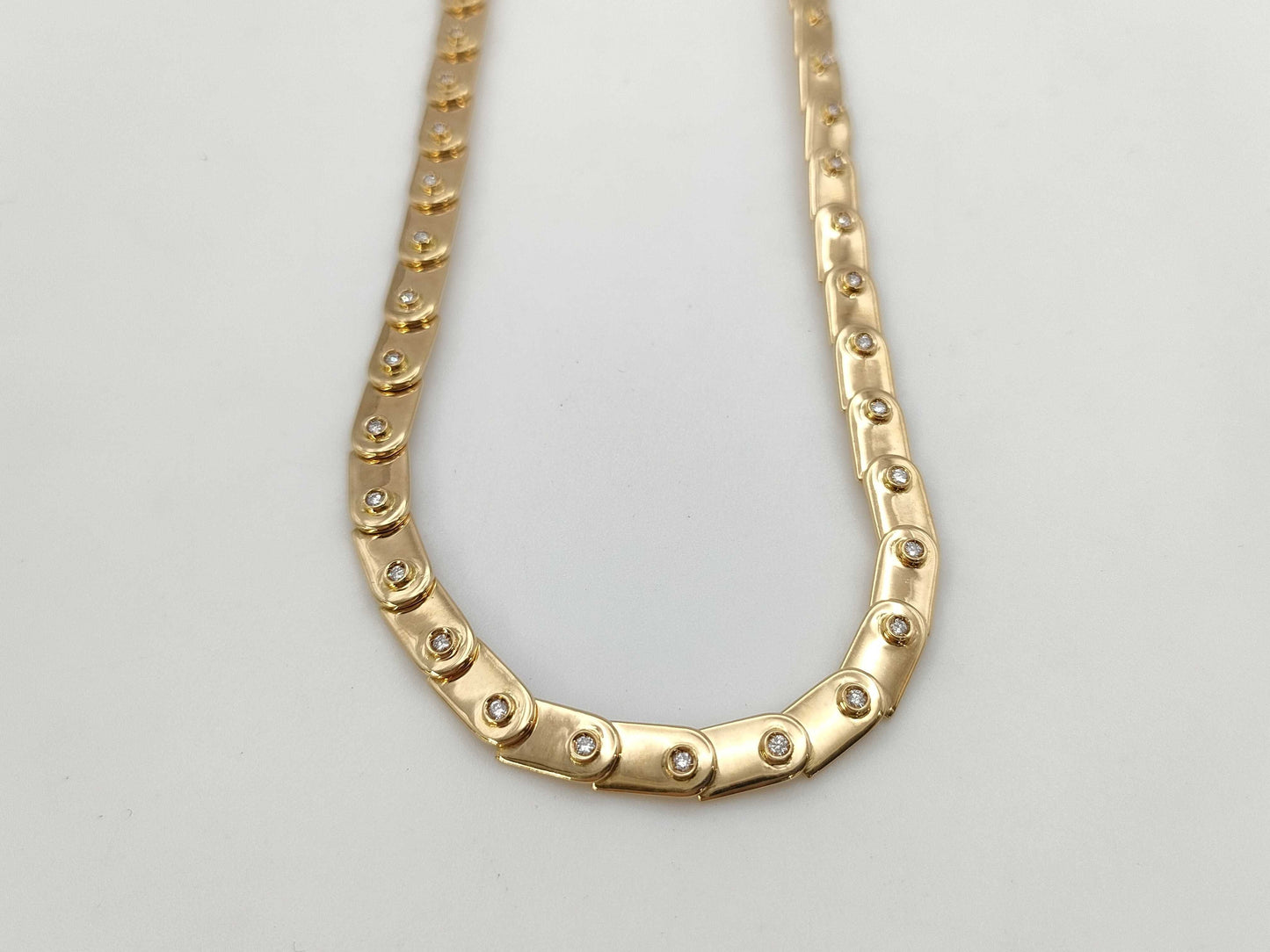GUCCI Diamond Necklace in Yellow Gold 750, 34.7g